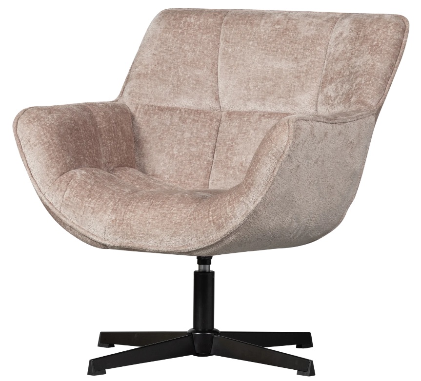 WOOOD Otočné křeslo WIBO taupe