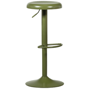 WOOOD Polohovatelná barová židle ISAAC zelená