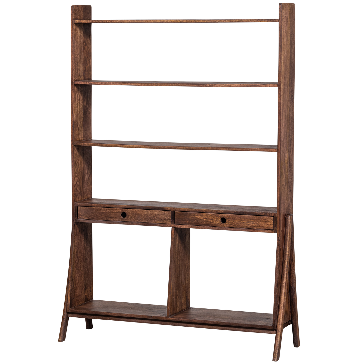 WOOOD Otevřená skříňka SIVIAN hnědá