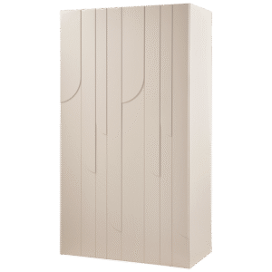 WOOOD Šatní skříň RAIN 200x110 cm světlá s policemi