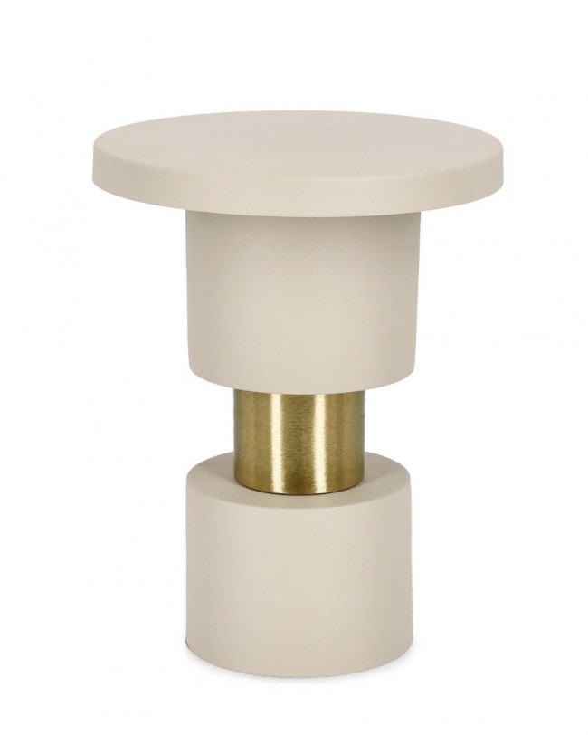 BIZZOTTO Designový odkládací stolek MITUL světlý