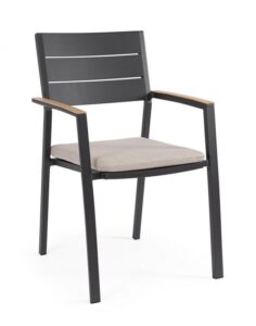 BIZZOTTO Zahradní židle ZELMAR antracit