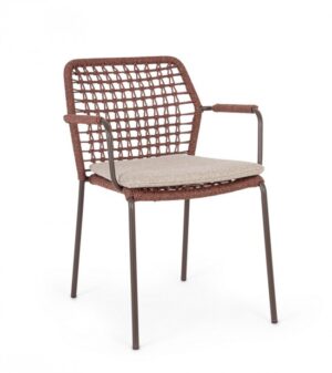 BIZZOTTO Zahradní židle CANAR hnědá