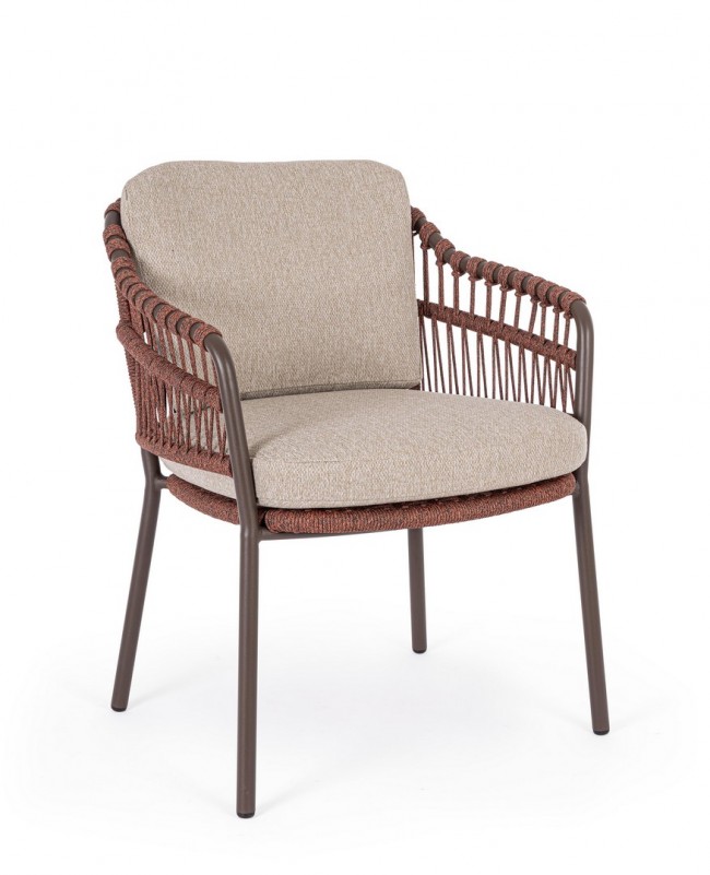 BIZZOTTO Zahradní židle TALAIA hnědá