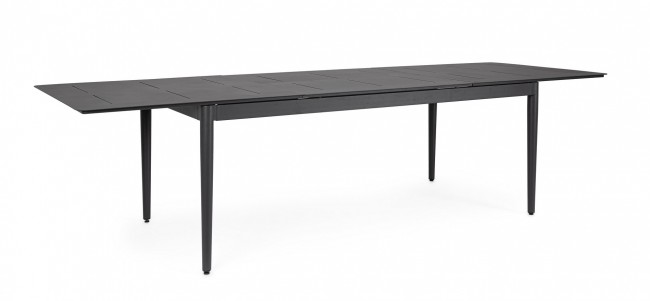 BIZZOTTO Rozkládací zahradní stůl NEBULA 200-300x100 cm antracit