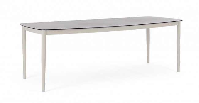 BIZZOTTO Zahradní jídelní stůl NESTOR 220x100 cm světlý