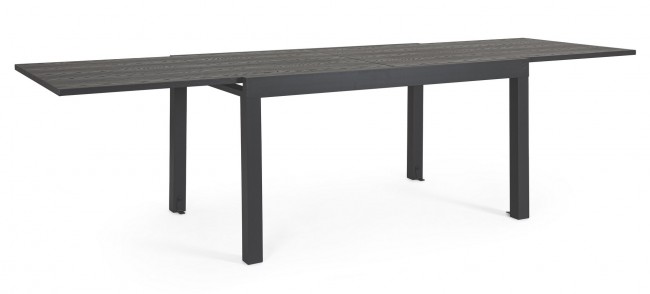BIZZOTTO Rozkládací zahradní stůl CLIV antracit 135/270x90 cm