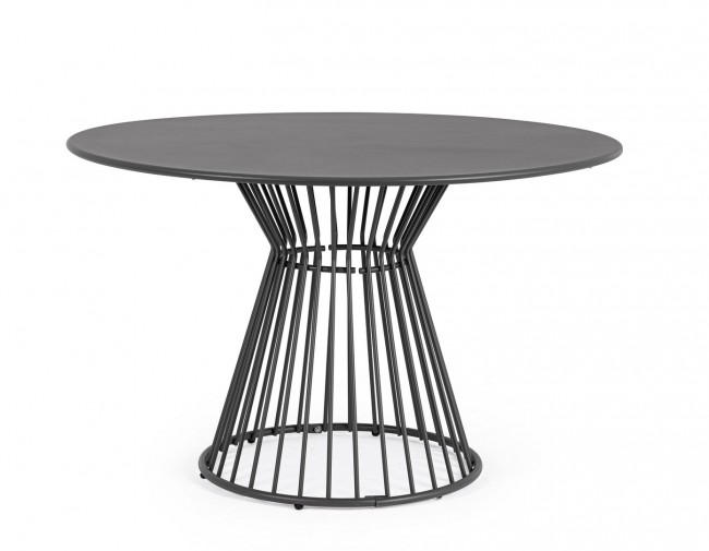 BIZZOTTO Zahradní stůl AUSTIN ø120 cm antracit