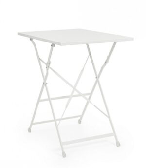 BIZZOTTO Zahradní skládací stůl YASMIN bílý 50x70 cm