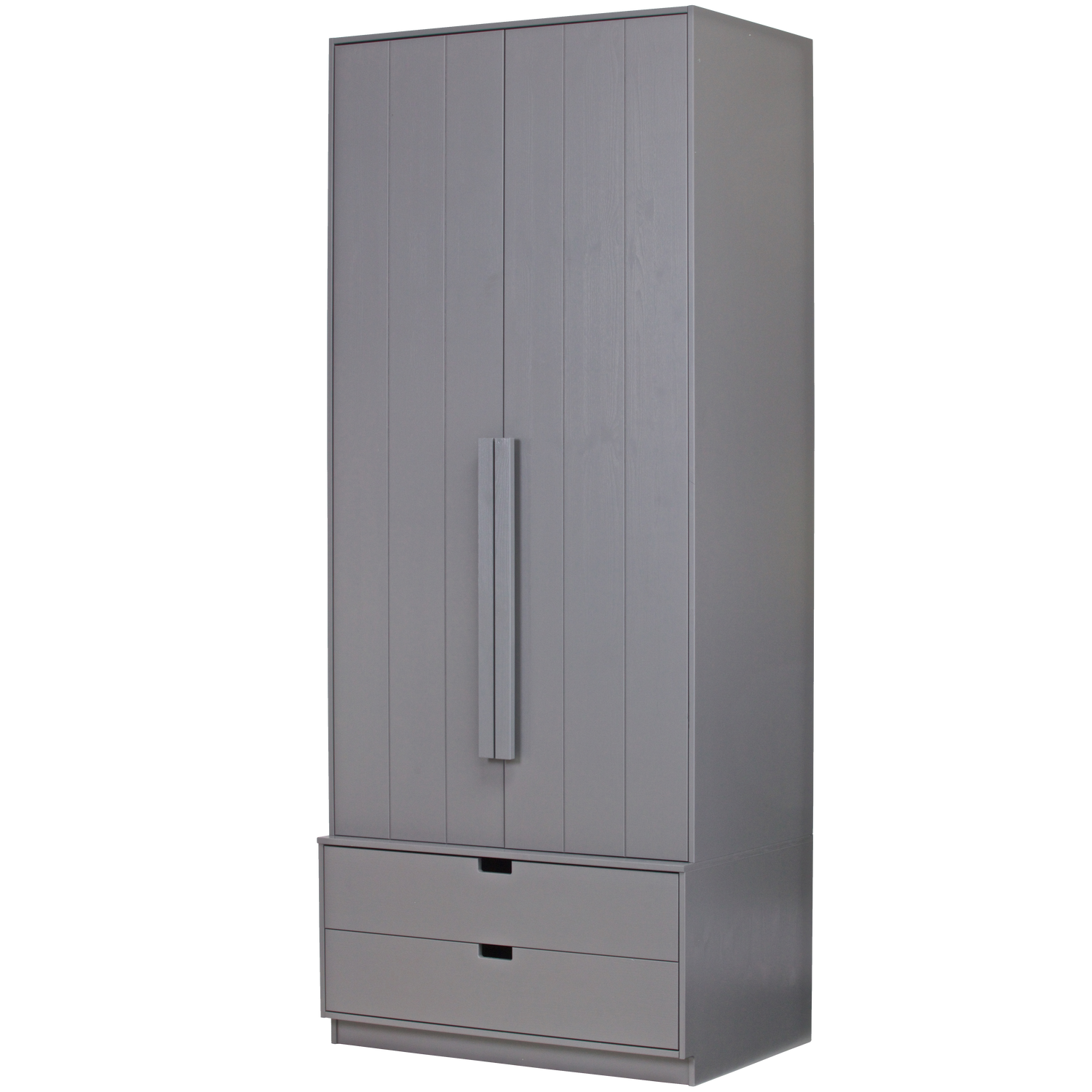 WOOOD Šatní skříň SKIK šedá 95 cm