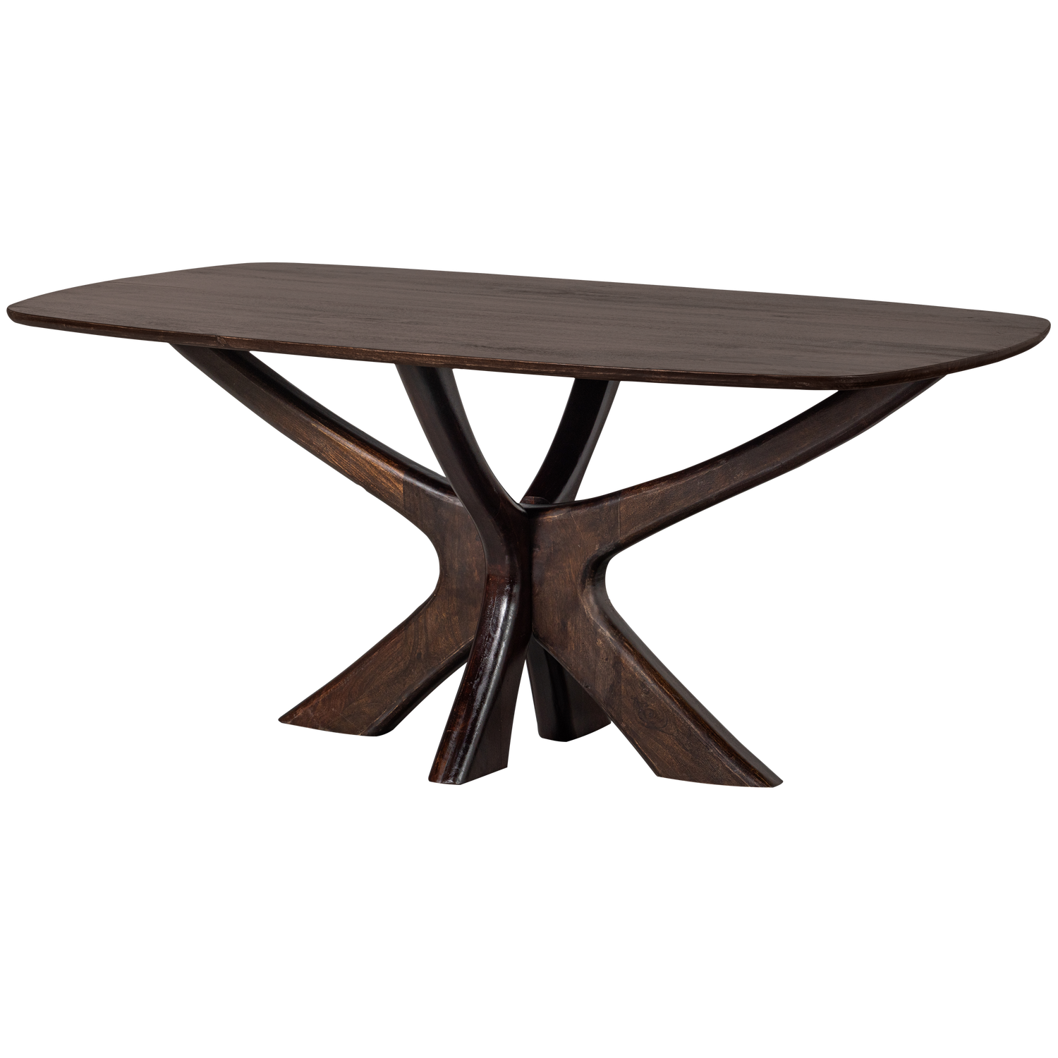 WOOOD Jídelní stůl BRIDGE hnědý 180x100 cm