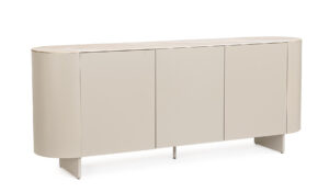 BIZZOTTO Dřevěná komoda ADRYS béžová 200x81 cm