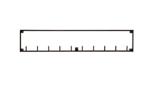 WOOOD Kovový věšák MEERT 83cm černý