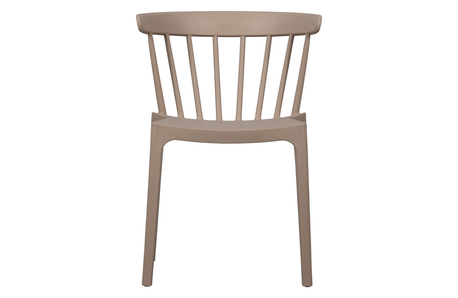 WOOOD plastová jídelní židle BLISS světle hnědá