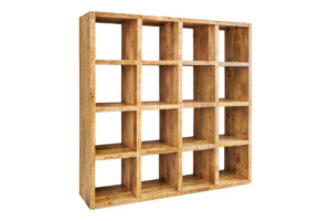 Invicta Dřevěná knihovna IRON CRAFT 160x156 cm mango