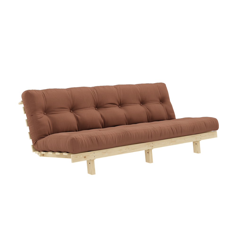 KARUP DESIGN Rozkládací pohovka LEAN cihlově hnědá 190 cm