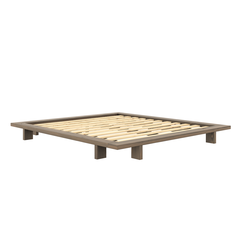 KARUP Dřevěná postel JAPAN 180x200 cm tmavě hnědá