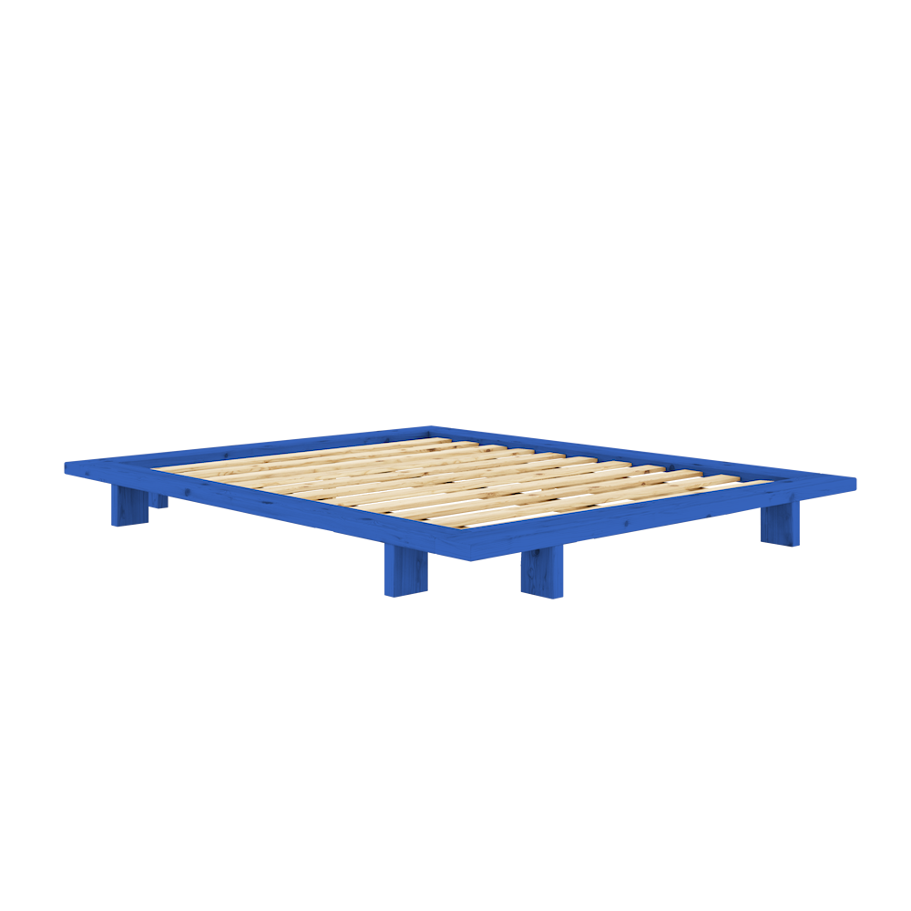 KARUP Dřevěná postel JAPAN 160x200 cm modrá