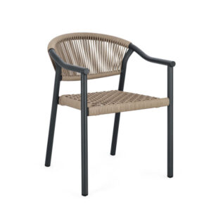 BIZZOTTO Zahradní židle CANARIAS černá