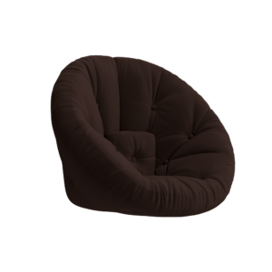 KARUP DESIGN Rozkládací křeslo NIDO tmavě hnědé